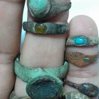 انگشتر اشکانی و ساسانی مفرغی