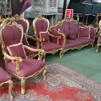 مبل سلطنتی ۹ نفره چوبی