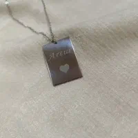 گردنبند حکاکی استیل رنگ ثابت|بدلیجات|تبریز, |دیوار