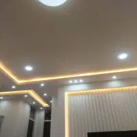 گچکاری وگچبری نورمخفی طرح کناف با گچ کاری لکه گیری|خدمات پیشه و مهارت|الشتر, |دیوار