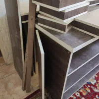 میز و شلف چوبی|کتابخانه، شلف، قفسههای دیواری|تهران, توحید|دیوار