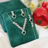 نیم ست نقره