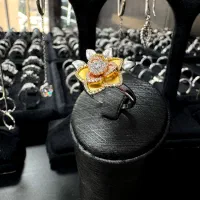 انگشترنقره روکش طلا سفید|جواهرات|ایلام, |دیوار