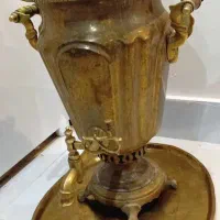 سماور آرام پز زودپر آینه کلکسیونی آنتیک  عتیقه