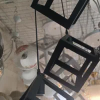 آویز (لوستر)فلزی مدرن|لوستر و چراغ آویز|شیراز, تحویلی|دیوار