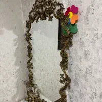 آیینه کنسول و ساعت برنز|مبلمان خانگی و میز عسلی|اسلام‌شهر, شهرک قائمیه|دیوار