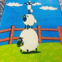 فرش اتاق کودک در حد نوی نو