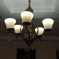 لوستر 5شعله|لوستر و چراغ آویز|مشهد, پنجتن|دیوار