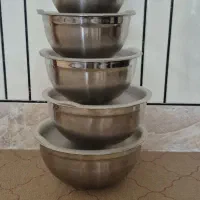 ۵تیکه کاسه استیل