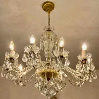 لوستر چک کریستالی