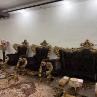 مبل سلطنتی دست دوم (کارکرده)|مبلمان خانگی و میز عسلی|اهواز, منبع اب|دیوار