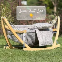 گهواره ننوسنتی بانوج چوبی درمان رفلاکس تک و عمده|تخت و صندلی بچه|تهران, استقلال|دیوار