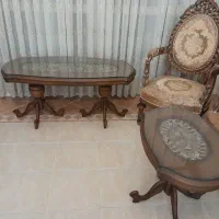 مبلمان استیل هفت نفره همراه با نهار خوری ۱۰ نفره|مبلمان خانگی و میز عسلی|تهران, مینیسیتی (شهرک نفت)|دیوار