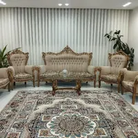 مبلمان سلطنتی مبل ۷ نفره|مبلمان خانگی و میز عسلی|اصفهان, باغ فردوس|دیوار