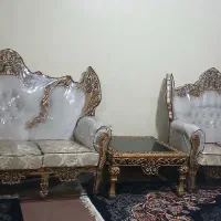 مبل سلطنتی 9 نفره درحدآک|مبلمان خانگی و میز عسلی|مسجد سلیمان, |دیوار