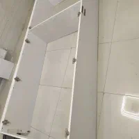 MDFو ورق های لترون و کمد تزئینی و ۲ورق ماربل شیت|کتابخانه، شلف، قفسههای دیواری|قروه, |دیوار