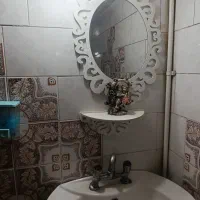 آینه و شلف ضد آب سرویس بهداشتی