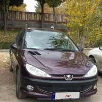 پژو ۲۰۶ صندوقدار V8 مدل ۱۳۸۶ گیلاسی|خودرو سواری و وانت|خمینی‌شهر, |دیوار