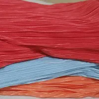 شلوار های ساتن پلیسه، قد ۱۲۰. کمر کش پهن دارد.