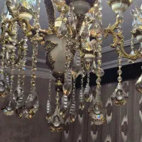 ست کامل لوستر برنزی برای پذیرایی و آشپزخانه|لوستر و چراغ آویز|کرج, ساسانی (قلمستان)|دیوار