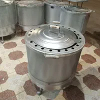 تنورگازی ۳نونه لوله ای گالوانیزه سفید