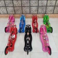اسکوتر کودک ۳ چرخ ژله ای بدنه فلزی|دوچرخه، اسکیت، اسکوتر|اهواز, فاز ۲ پادادشهر|دیوار