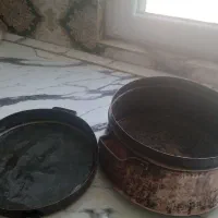 قابلمه مسی قدیمی وسنگین|ظروف پخت‌وپز|پاکدشت, حصار امیر|دیوار