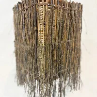 لوستر چوبی بامبو|لوستر و چراغ آویز|اهواز, گلستان|دیوار