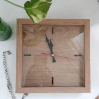 ساعت دیواری و رومیزی چوبی نو