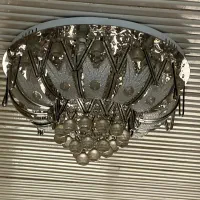 مبل هفت نفره شرکتی سالم و تمیز بهمراه دو عدد لوستر|مبلمان خانگی و میز عسلی|رشت, کاکتوس|دیوار