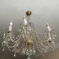 ۲عددلوستر کریستال به همراه دوعدد دیوار کوب