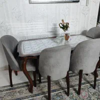 میز ۶ نفره چوبی همراه با صندلی|میز و صندلی غذاخوری|تهران, مسعودیه|دیوار