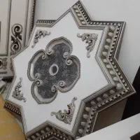 گل سقفی (دوریازیرلوستری)|لوستر و چراغ آویز|محمدشهر, همایون ویلا|دیوار