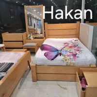 سرویس خواب  کد۰۷۶چوبی کودک ونوجوان