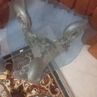 مبل استیل سرمه ای ۷ نفره در حد نو|مبلمان خانگی و میز عسلی|اصفهان, خواجو|دیوار