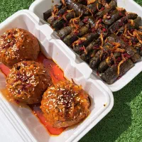 ژله دسر فینگرفود دلمه کوفته غذای خانگی حلوا