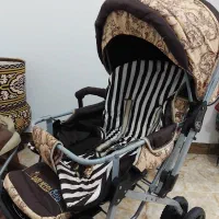 سرویس ۴ تیکه کالسکه و کریر و روروک و کیف نوزاد|کالسکه و لوازم جانبی|رودسر, |دیوار