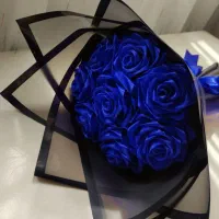 دسته گل روبانی|گل مصنوعی|شوش, |دیوار
