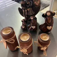مجسمه های چوبی دست ساز