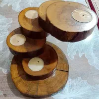 جاشمعی چوبی آنتیک