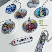 پلاک گردنبند رزین