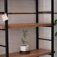 کتابخانه|کتابخانه، شلف، قفسه‌های دیواری|کاشان, شهرک فرهنگیان|دیوار