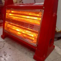 2 بخاری برقی 2000v فن دار المنت شیشه ای