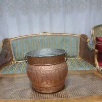 سطل آنتیک قدیمی بزرگ