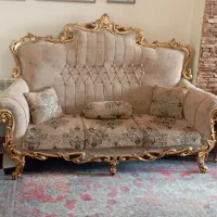 مبلمان ۷ نفره با جلو مبلی بزرگ و کوچک