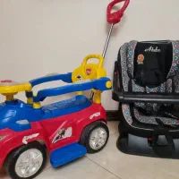 صندلی ماشین و چرخ دستی