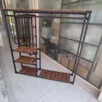 انواع مدل رگال فروشگاهی و خانگی|کتابخانه، شلف، قفسههای دیواری|کاکی, |دیوار