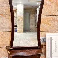 آینه کنسول چوبی