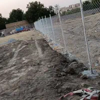 فنس کشی نصف فنس|خدمات باغبانی و درختکاری|رباطکریم, شترخوار|دیوار