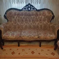 مبل استیل۷ نفره چوب راش تمیز و شیک